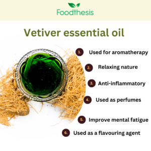 Vetiver esseintial oil benefits