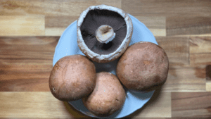 4 medium-sized portobello mushroom: Recipe for portobello mushrooms