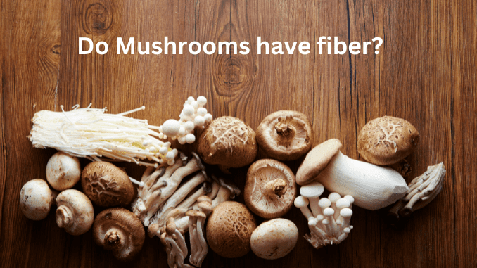 Do Mushrooms have fiber?