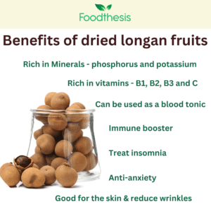 Dried longan fruit benefits
